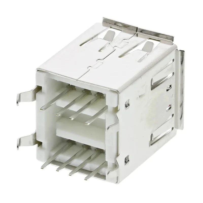 Wurth Elektronik USB 2.0 Straight Through Hole Female USB Type A Connector 30V 1.5A 614008235023