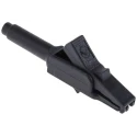 Hirschmann Test & Measurement Black Crocodile Clip Bronze Contact 15A Insulated 973889100-