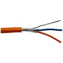 RS PRO Alpha Essentials Data & Bus Cable Series Data Cable 1 Pair 2 Cores 0.33 mm² 30 m Orange Polypropylene 6460 OR005