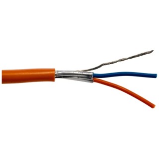 RS PRO Alpha Essentials Data & Bus Cable Series Data Cable 1 Pair 2 Cores 0.33 mm² 30 m Orange Polypropylene 6460 OR005