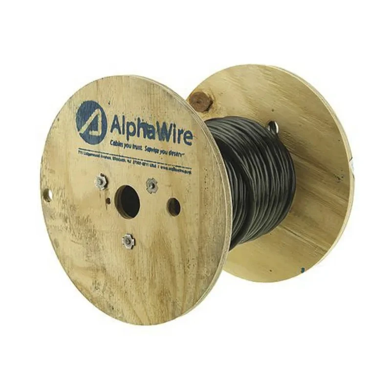 Alpha Wire Alpha Essentials Data & Bus Cable Series Data Cable 1 Pairs 2 Cores 0.456 mm² 305 m Black Sheath 6453 BK001