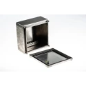 RS PRO Unpainted Stainless Steel Terminal Box 150mm Length x 80mm Width x 150mm Height IP66 IECEx IP66
