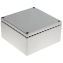 RS PRO Light Grey Mild Steel Terminal Box IP66 IECEx 150mm x 80mm x 150mm IP66