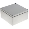RS PRO Light Grey Mild Steel Terminal Box IP66 IECEx 150mm x 80mm x 150mm IP66