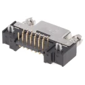 3M 26-Way IDC Connector Female for Through Hole Right Angle 350V ac 500mA 0.8mm Pitch 12226-5150-00FR