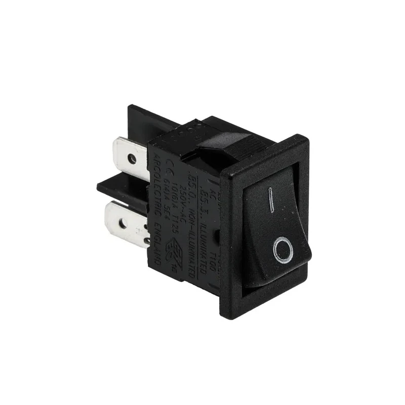 Arcolectric (Bulgin) Ltd DPST On-Off On-Off Rocker Switch Panel Nylon Housing 10A 250V AC H8550VBACAB