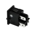 Arcolectric (Bulgin) Ltd DPST On-Off On-Off Rocker Switch Panel Nylon Housing 10A 250V AC H8550VBACAB