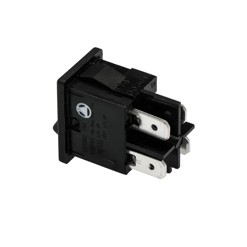 Arcolectric (Bulgin) Ltd DPST On-Off On-Off Rocker Switch Panel Nylon Housing 10A 250V AC H8550VBACAB