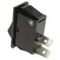 Arcolectric (Bulgin) Ltd SPST On-Off On-Off Rocker Switch Panel Nylon Housing 16A 30x11 mm C1500ALAABB