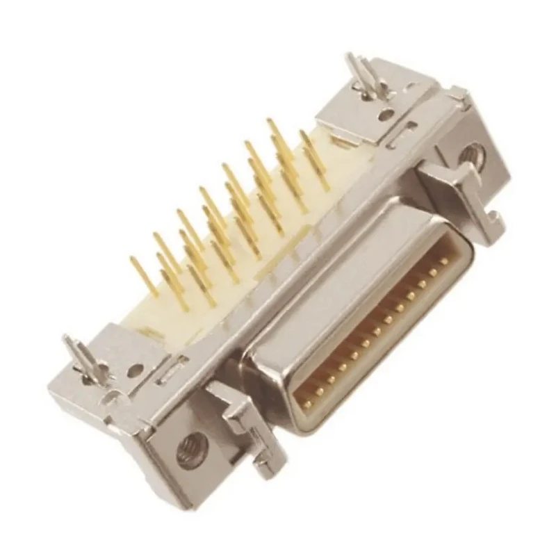 3M MDR 102 26 Way Right Angle 1.27 mm Pitch Through Hole D-Sub Connector M2.5 Screw Female N10226-52B2PC