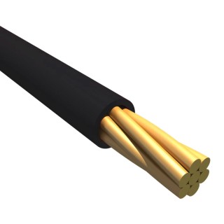 Alpha Wire Ecogen Ecowire Plus Series Black 0.75 mm² Hook Up Wire, 18 AWG, 19/0.23 mm Strands, 0.23 mm Core, 30 m 6825 BK005
