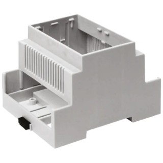 CAMDENBOSS Vented Polycarbonate 90 mm Height 210 mm Length 58 mm Width DIN Rail Enclosure CNMB/12V/2