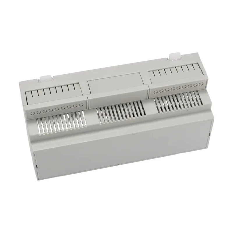 CAMDENBOSS Extended Walls Sides Polycarbonate DIN Rail Enclosure 90mm Height 160mm Length 58mm Width CNMB/9V/KIT