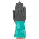 Ansell Grey Nitrile Nylon Work Gloves Size 10, Nitrile Coating 58270100
