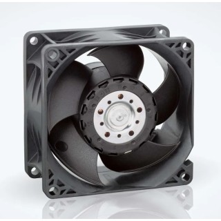 ebm-papst 8200 J Series Axial Fan 24V DC 37W 1.58A Max Air Flow 222.7 m³/h IP20 80 mm 38 mm 