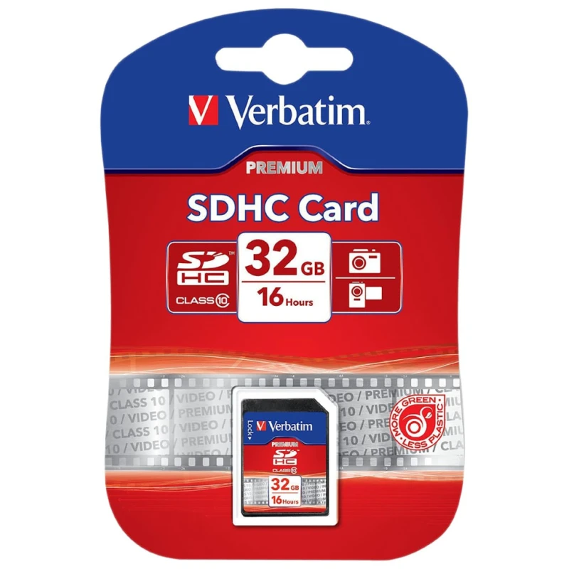 Verbatim 32 GB SDHC SD Card, Class 10 43963