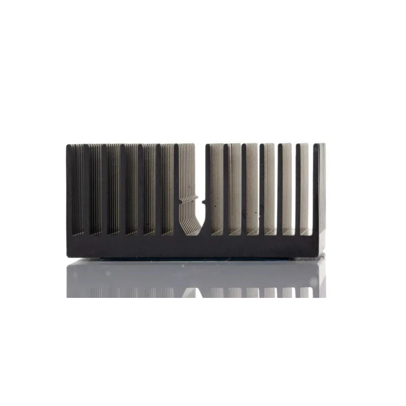 RS PRO Universal Rectangular Aluminum Heatsink 8.2K/W Thermal Resistance 18 mm x 40 mm x 40 mm 750-0951