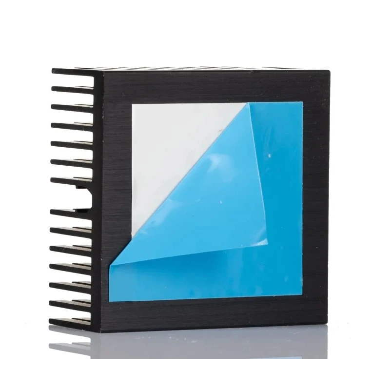 RS PRO Universal Rectangular Aluminum Heatsink 8.2K/W Thermal Resistance 18 mm x 40 mm x 40 mm 750-0951
