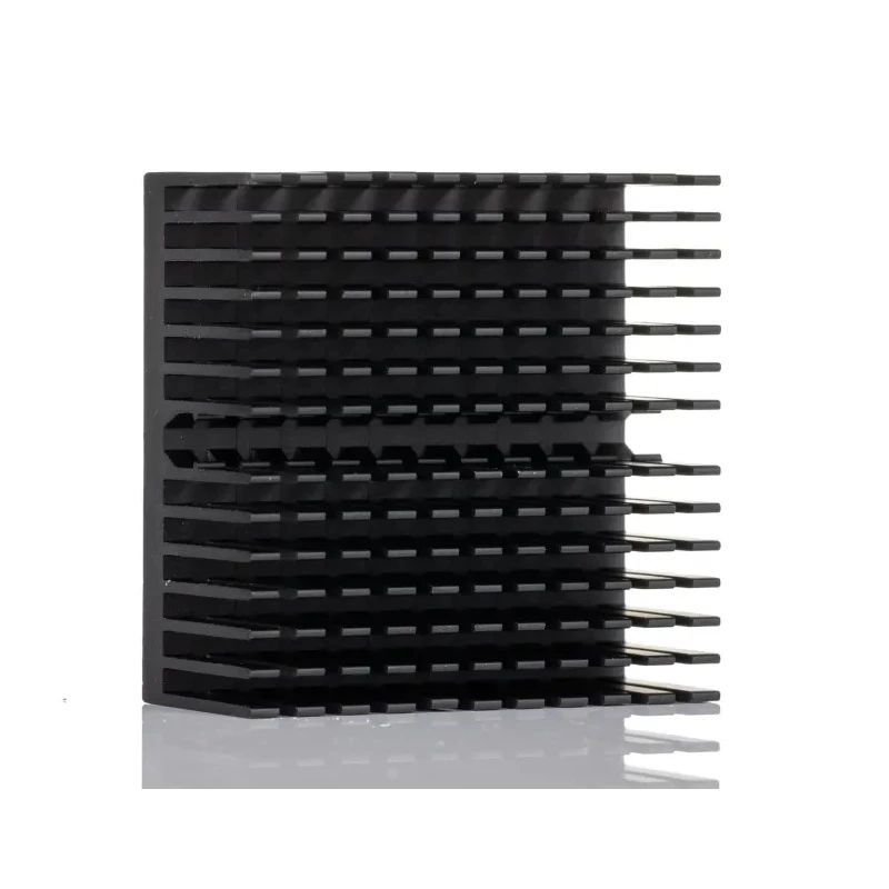 RS PRO Universal Rectangular Aluminum Heatsink 8.2K/W Thermal Resistance 18 mm x 40 mm x 40 mm 750-0951