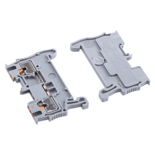 Phoenix Contact PT 1.5/S Series Feed Through Terminal Block Grey, 0.14mm² to 1.5mm², 1-Level, Push-in Termination 3208100