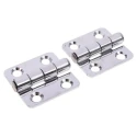 RS PRO Electro Polished Stainless Steel Butt Hinge, Fix Pin, Screw Fixing, 38 mm x 40 mm x 2 mm 749-1706