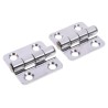 RS PRO Electro Polished Stainless Steel Butt Hinge, Fix Pin, Screw Fixing, 38 mm x 40 mm x 2 mm 749-1706