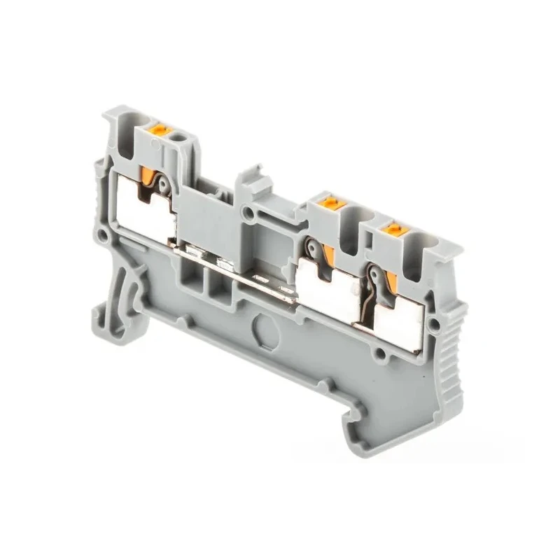 Phoenix Contact PT 1.5/S-TWIN Series Feed Through Terminal Block Grey 0.14mm² to 1.5 mm², 1-Level Push-in 3208155