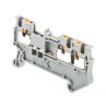 Phoenix Contact PT 1.5/S-TWIN Series Feed Through Terminal Block Grey 0.14mm² to 1.5 mm², 1-Level Push-in 3208155