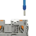Phoenix Contact PT 1.5/S-TWIN Series Feed Through Terminal Block Grey 0.14mm² to 1.5 mm², 1-Level Push-in 3208155