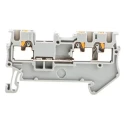 Phoenix Contact PT 1.5/S-TWIN Series Feed Through Terminal Block Grey 0.14mm² to 1.5 mm², 1-Level Push-in 3208155