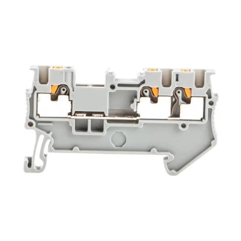 Phoenix Contact PT 1.5/S-TWIN Series Feed Through Terminal Block Grey 0.14mm² to 1.5 mm², 1-Level Push-in 3208155