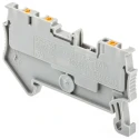 Phoenix Contact PT 1.5/S-TWIN Series Feed Through Terminal Block Grey 0.14mm² to 1.5 mm², 1-Level Push-in 3208155