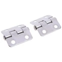 RS PRO Electro Polished Stainless Steel Butt Hinge, Fix Pin, Screw Fixing, 38 mm x 40 mm x 2 mm 749-1706