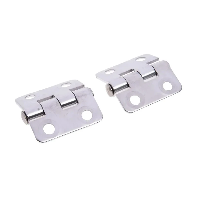 RS PRO Electro Polished Stainless Steel Butt Hinge, Fix Pin, Screw Fixing, 38 mm x 40 mm x 2 mm 749-1706