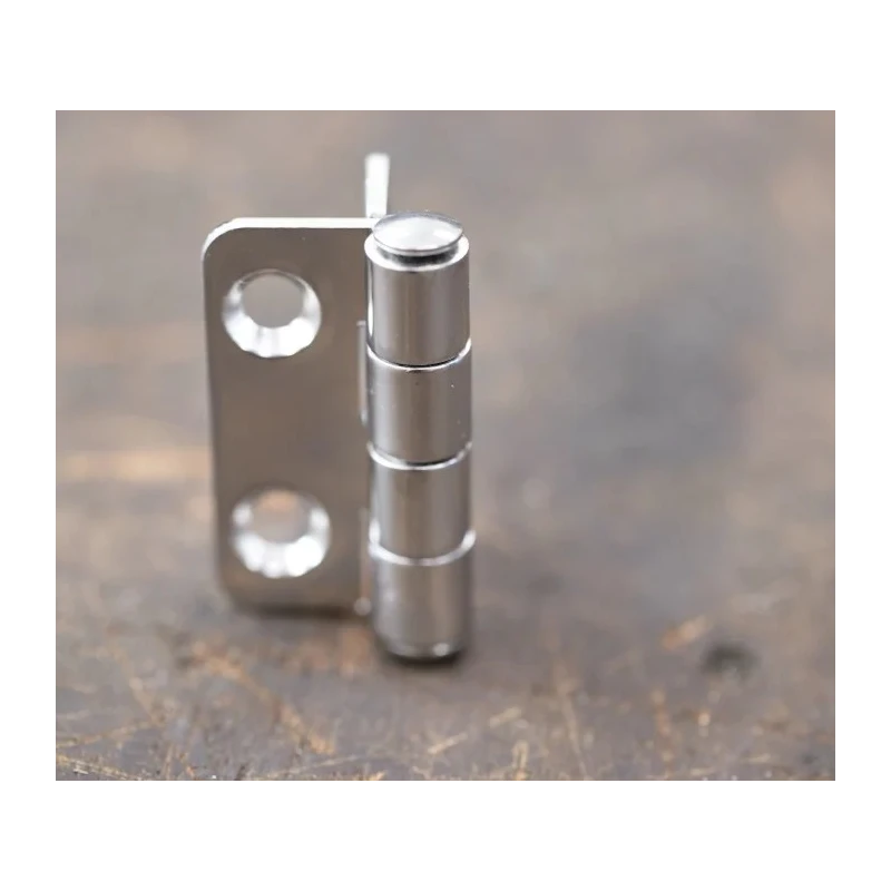 RS PRO Electro Polished Stainless Steel Butt Hinge, Fix Pin, Screw Fixing, 38 mm x 40 mm x 2 mm 749-1706