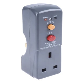 Masterplug RCD Plug Adapter, 13A 2 Pole, 240V AC ARCDKG