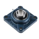 RS PRO 4 Hole Flange Bearing Unit 30 mm ID Cast Iron Bore UCF206