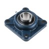 RS PRO 4 Hole Flange Bearing Unit 30 mm ID Cast Iron Bore UCF206