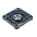 RS PRO 4 Hole Flange Bearing Unit 30 mm ID Cast Iron Bore UCF206