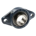 RS PRO 2 Hole Flange Bearing Unit, Cast Iron, 50 mm Inside Diameter, Bore Type Flange, Model UCFL210