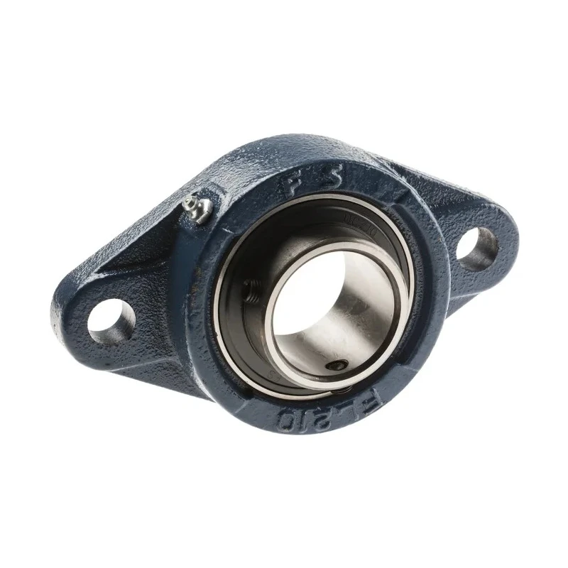 RS PRO 2 Hole Flange Bearing Unit, Cast Iron, 50 mm Inside Diameter, Bore Type Flange, Model UCFL210