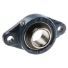 RS PRO 2 Hole Flange Bearing Unit, Cast Iron, 50 mm Inside Diameter, Bore Type Flange, Model UCFL210