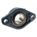 RS PRO 2 Hole Flange Bearing Unit, Cast Iron, 50 mm Inside Diameter, Bore Type Flange, Model UCFL210