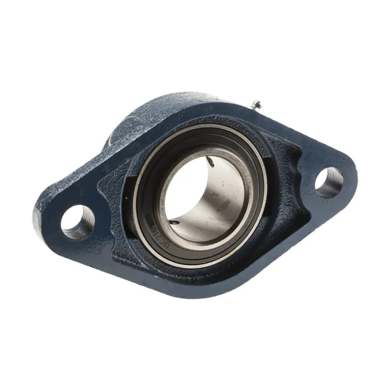 RS PRO 2 Hole Flange Bearing Unit, Cast Iron, 50 mm Inside Diameter, Bore Type Flange, Model UCFL210
