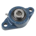 RS PRO 2 Hole Flange Bearing Unit 15 mm Inside Diameter Cast Iron UCFL202