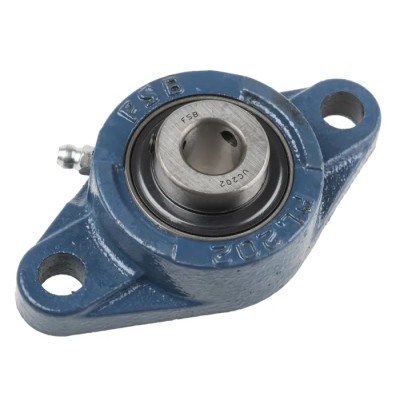 RS PRO 2 Hole Flange Bearing Unit 15 mm Inside Diameter Cast Iron UCFL202