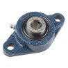 RS PRO 2 Hole Flange Bearing Unit 15 mm Inside Diameter Cast Iron UCFL202