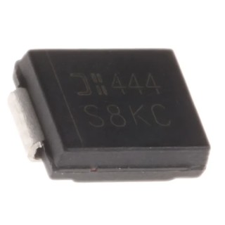 DiodesZetex Surface Mount General Purpose Schottky Diode 800 V 8 A DO-214AB S8KC-13