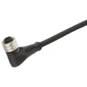 Brad from Molex Sensor Actuator Cable Female M8 Right Angle to Male 3 Way Unterminated 2m 1200270092