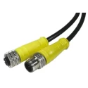 Brad from Molex Sensor Actuator Cable 4 Way Female Straight to Male Straight 600 mm 250V IP67 1200070487